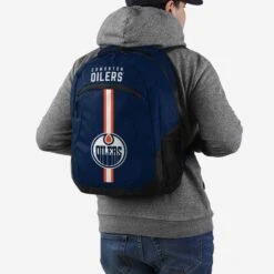 FOCO Edmonton Oilers Action Backpack 10 FOCO Edmonton Oilers Action Backpack -Fashion General Store BPNHACTEO g5