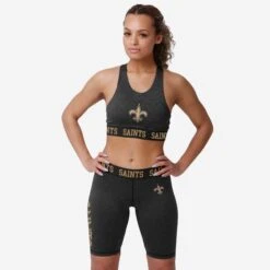 FOCO New Orleans Saints Womens Team Color Static Sports Bra 8 FOCO New Orleans Saints Womens Team Color Static Sports Bra -Fashion General Store BRANFTCSTNS g4