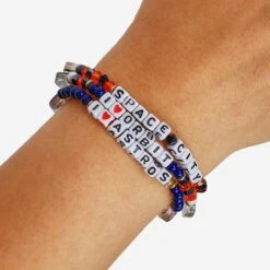 FOCO Houston Astros 3 Pack Friendship Bracelet -Fashion General Store BRMB3PKFRHA g4