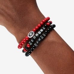 FOCO Georgia Bulldogs 3 Pack Beaded Friendship Bracelet 7 FOCO Georgia Bulldogs 3 Pack Beaded Friendship Bracelet -Fashion General Store BRMNNC3PKFRGA g4