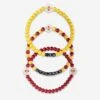 FOCO Iowa State Cyclones 3 Pack Beaded Friendship Bracelet