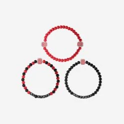 FOCO NC State Wolfpack 3 Pack Beaded Friendship Bracelet 6 FOCO NC State Wolfpack 3 Pack Beaded Friendship Bracelet -Fashion General Store BRMNNC3PKFRNCS g3