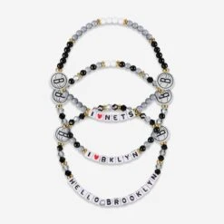 FOCO Brooklyn Nets 3 Pack Friendship Bracelet