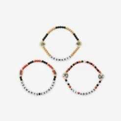 FOCO Hogwarts Express Harry Potter 3 Pack Friendship Bracelet -Fashion General Store BRWB3PKFRHPHE g3