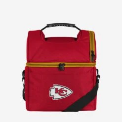 FOCO Kansas City Chiefs Solid Double Compartment Cooler