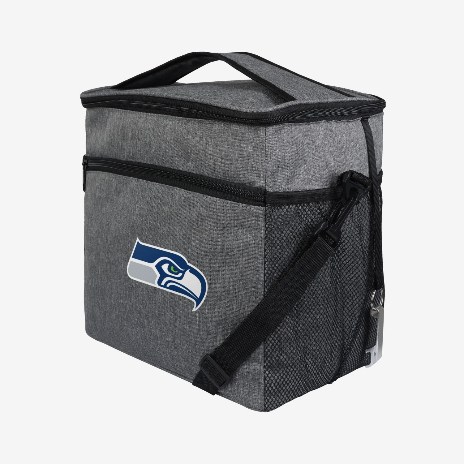 FOCO Seattle Seahawks Heather Grey Tailgate 24 Pack Cooler 2 FOCO Seattle Seahawks Heather Grey Tailgate 24 Pack Cooler - Image 2