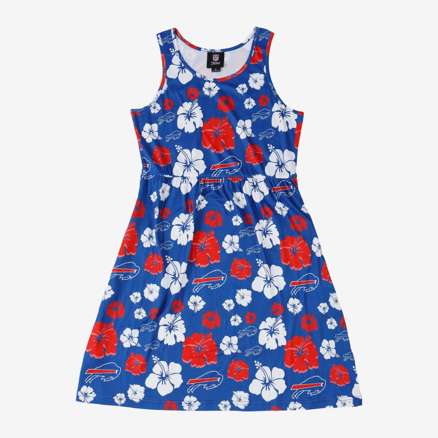 FOCO Buffalo Bills Womens Fan Favorite Floral Sundress 4 FOCO Buffalo Bills Womens Fan Favorite Floral Sundress - Image 4