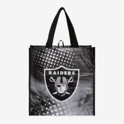 FOCO Las Vegas Raiders 4 Pack Reusable Shopping Bags