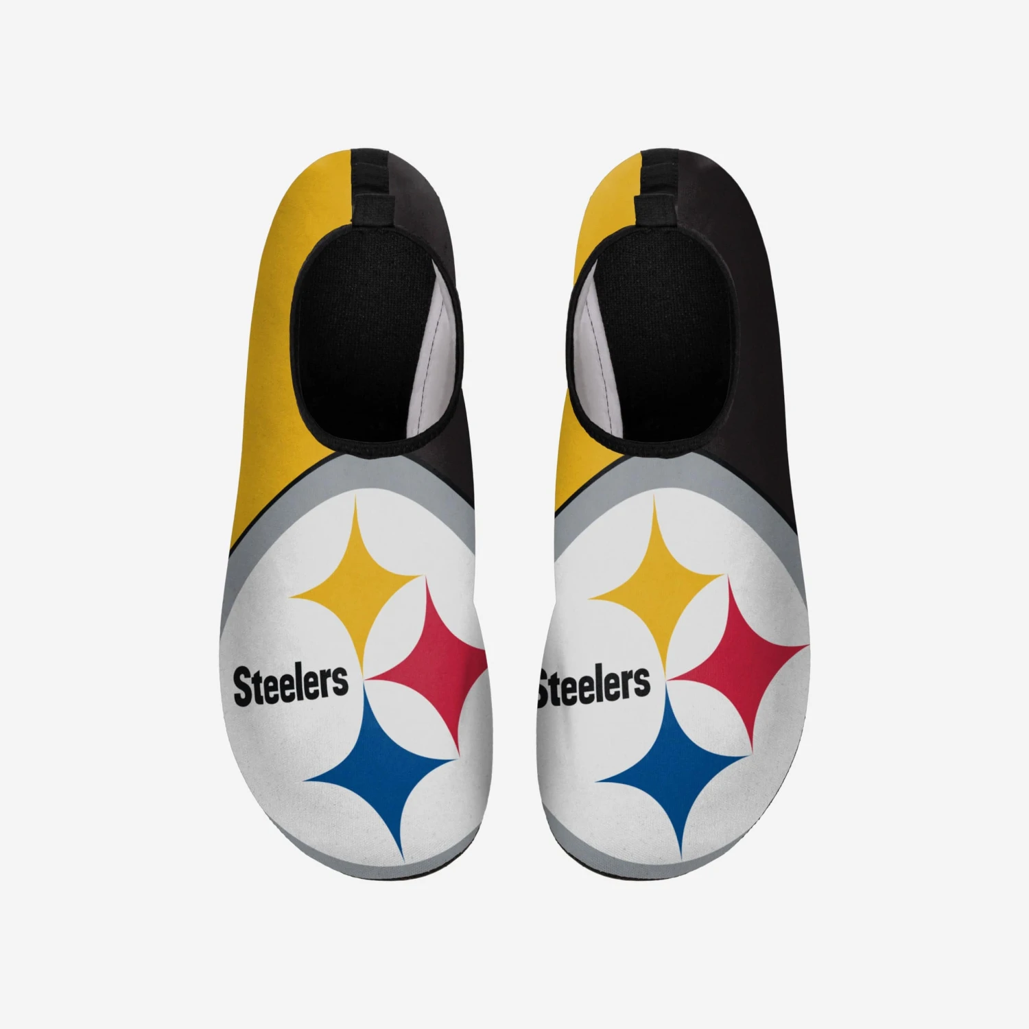 FOCO Pittsburgh Steelers Mens Colorblock Water Shoe 3 FOCO Pittsburgh Steelers Mens Colorblock Water Shoe - Image 3
