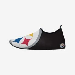 FOCO Pittsburgh Steelers Mens Colorblock Water Shoe