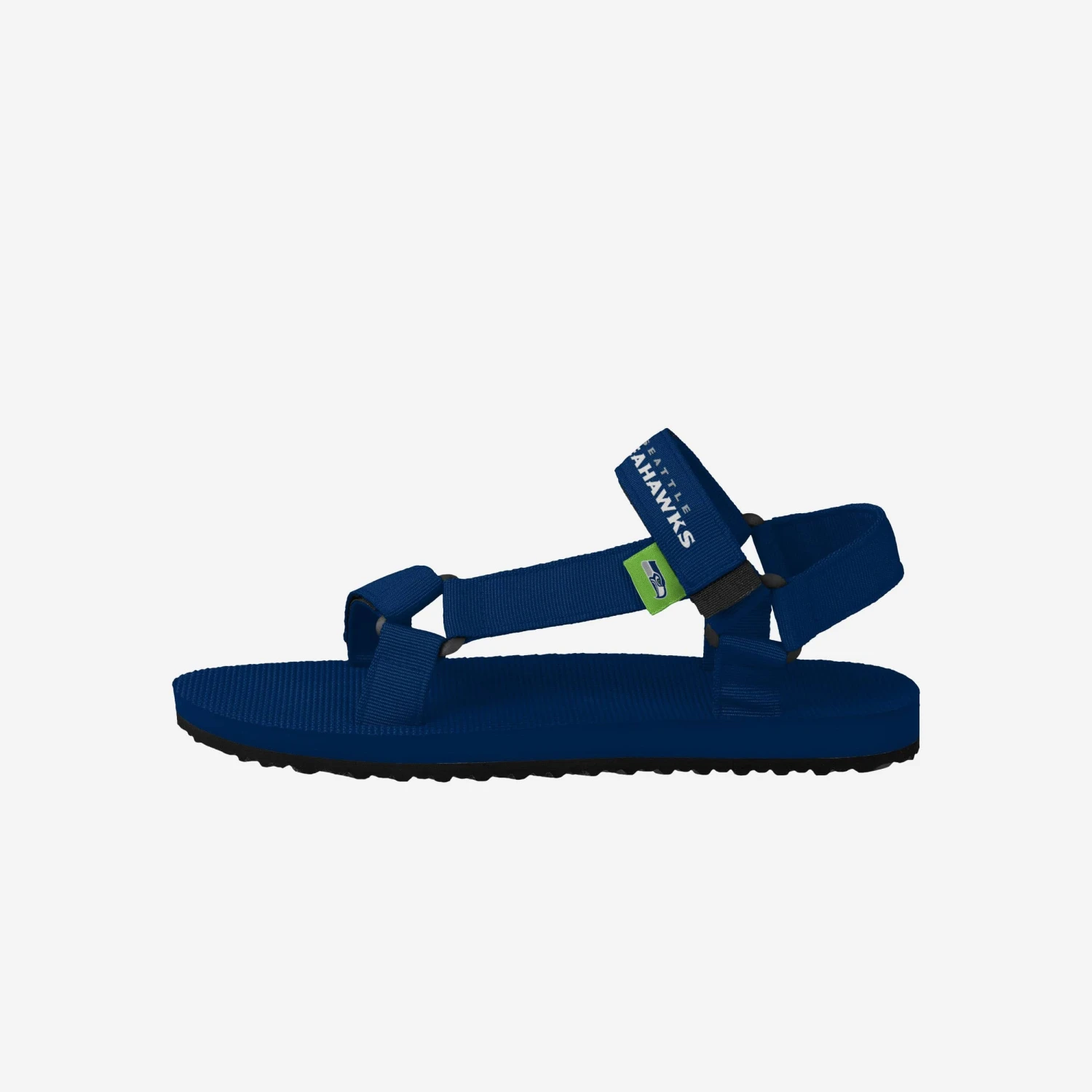 FOCO Seattle Seahawks Mens Solid Strap Sandal 4 FOCO Seattle Seahawks Mens Solid Strap Sandal - Image 4