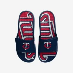 FOCO Minnesota Twins Gradient Wordmark Gel Slide