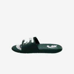 FOCO Michigan State Spartans Colorblock Big Logo Gel Slide -Fashion General Store FFSSNCCBBLGGELMIS g4