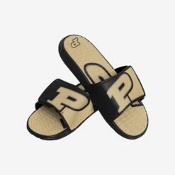 FOCO Purdue Boilermakers Colorblock Big Logo Gel Slide -Fashion General Store FFSSNCCBBLGGELPU g3