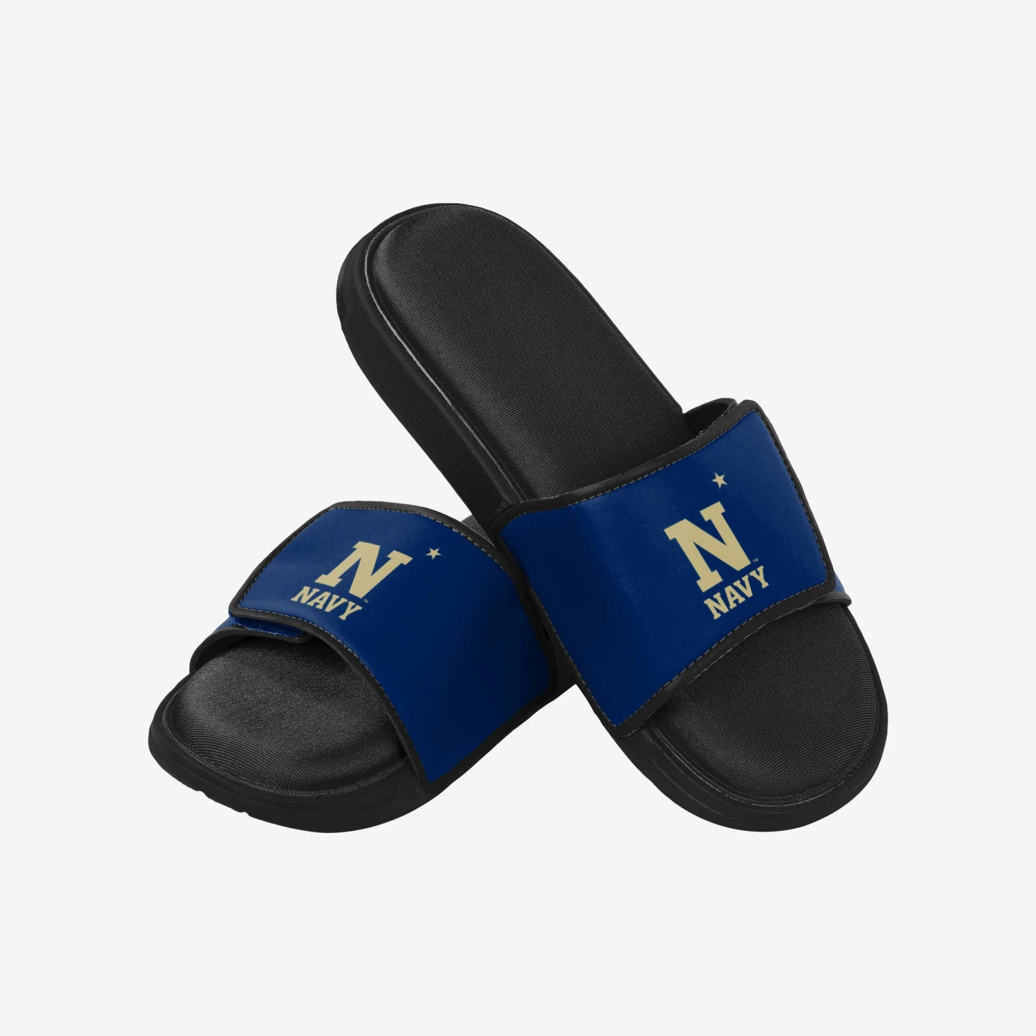 FOCO Navy Midshipmen Foam Sport Slide 3 FOCO Navy Midshipmen Foam Sport Slide - Image 3