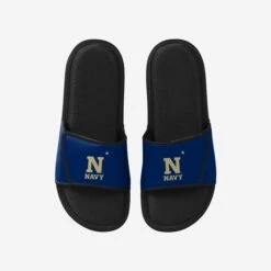FOCO Navy Midshipmen Foam Sport Slide