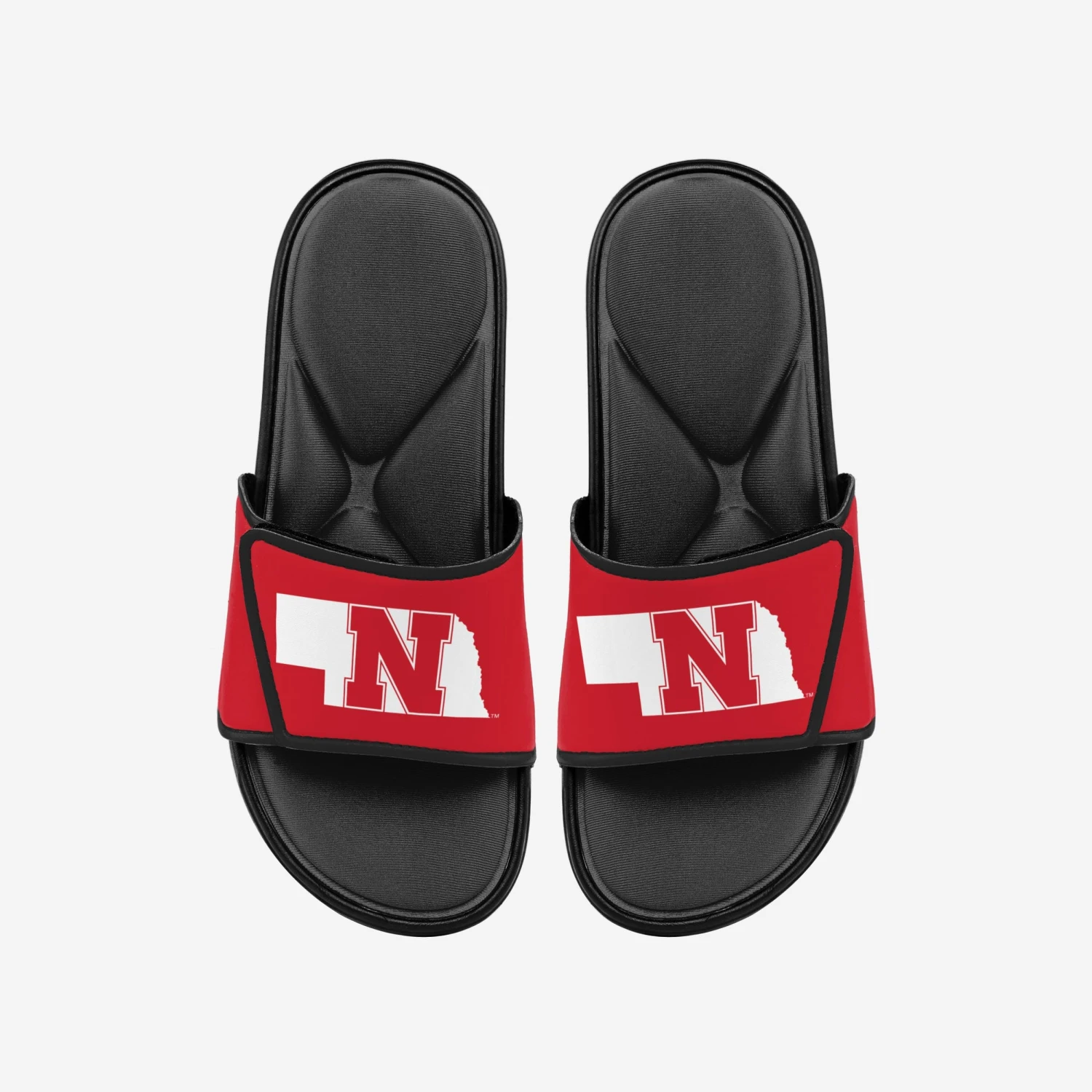 FOCO Nebraska Cornhuskers Foam Sport Slide 1 FOCO Nebraska Cornhuskers Foam Sport Slide