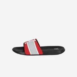 FOCO Alabama Crimson Tide Striped Big Logo Raised Slide -Fashion General Store FFSSNCSBL3DALB g4