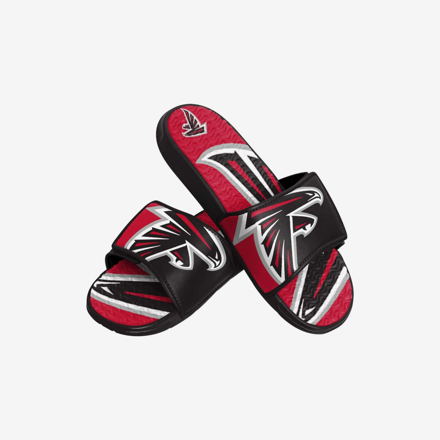 FOCO Atlanta Falcons Youth Colorblock Big Logo Gel Slide 3 FOCO Atlanta Falcons Youth Colorblock Big Logo Gel Slide - Image 3
