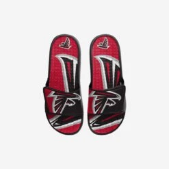 FOCO Atlanta Falcons Youth Colorblock Big Logo Gel Slide