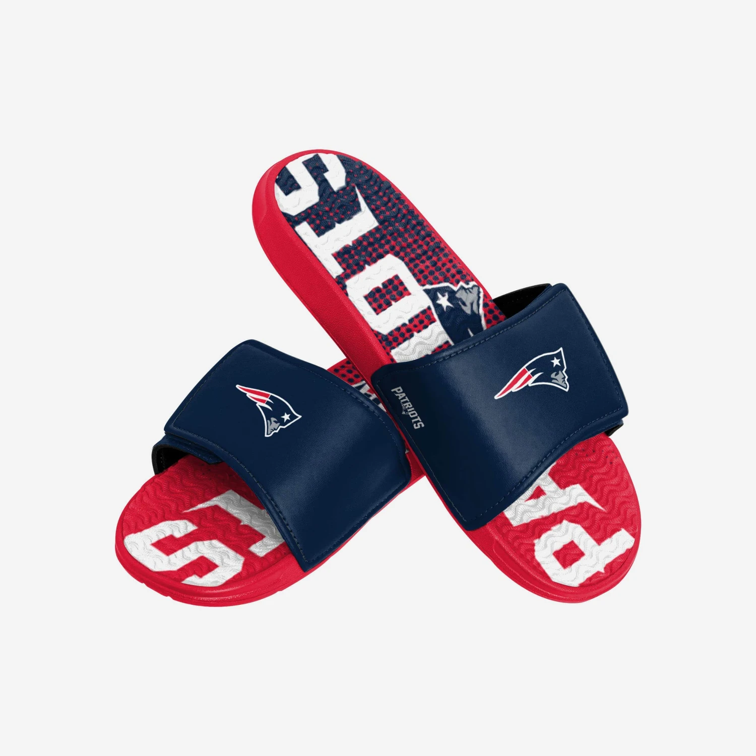 FOCO New England Patriots Gradient Wordmark Gel Slide 3 FOCO New England Patriots Gradient Wordmark Gel Slide - Image 3