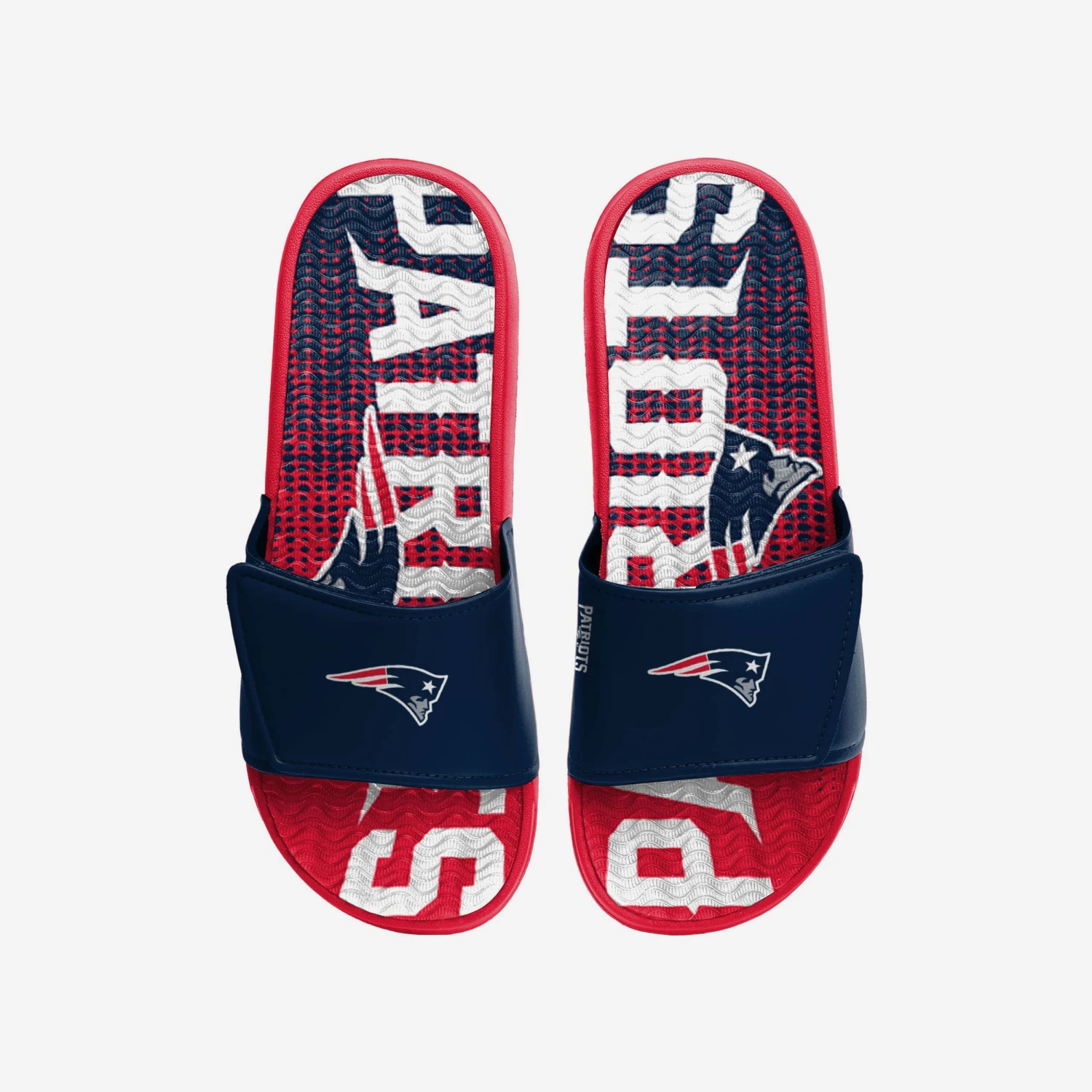 FOCO New England Patriots Gradient Wordmark Gel Slide 1 FOCO New England Patriots Gradient Wordmark Gel Slide
