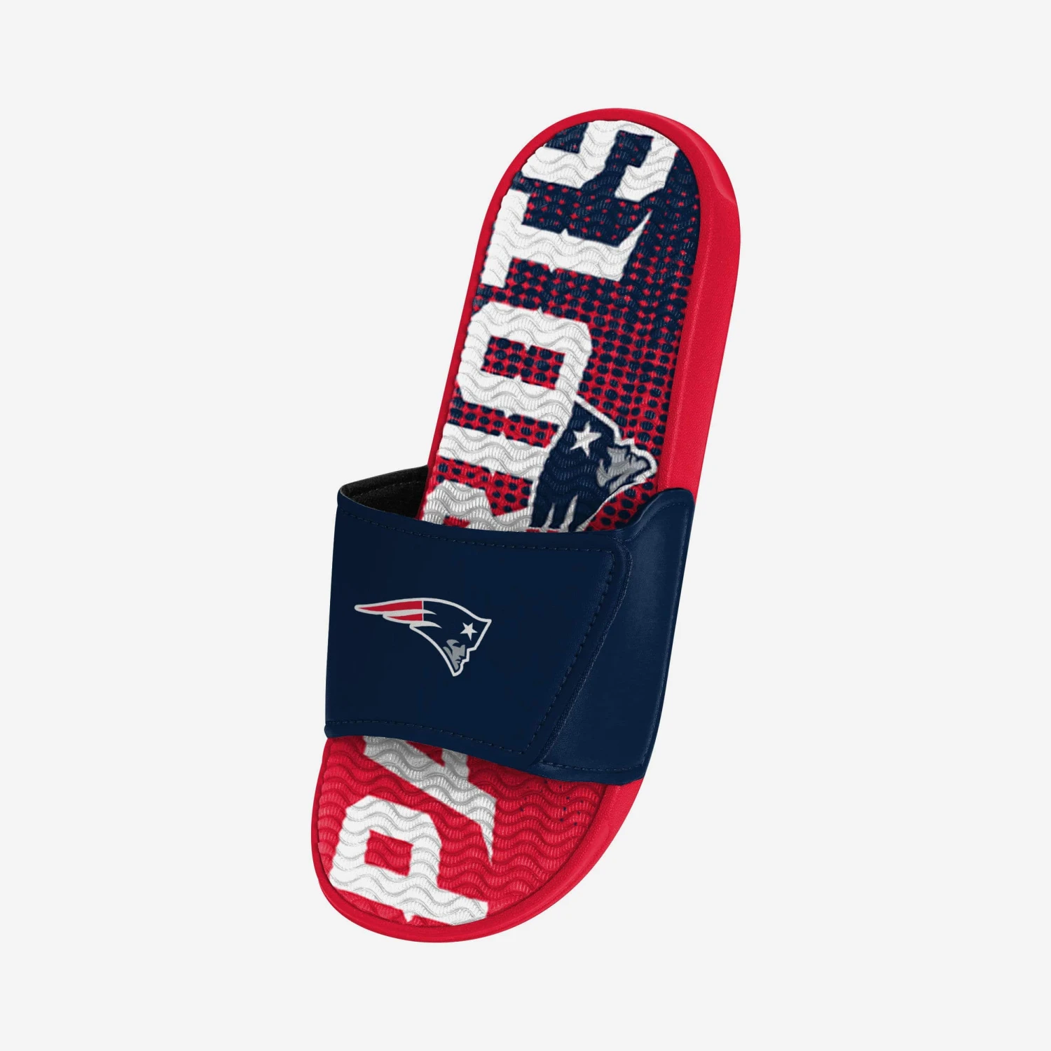 FOCO New England Patriots Gradient Wordmark Gel Slide 2 FOCO New England Patriots Gradient Wordmark Gel Slide - Image 2