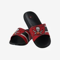 FOCO Tampa Bay Buccaneers Striped Big Logo Raised Slide 7 FOCO Tampa Bay Buccaneers Striped Big Logo Raised Slide -Fashion General Store FFSSNFSBL3TB g3