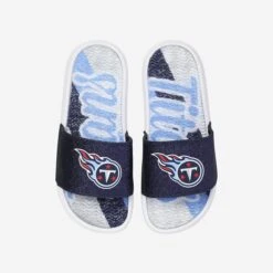FOCO Tennessee Titans Womens Glitter Gel Slide