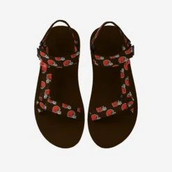 FOCO Cleveland Browns Womens Repeat Logo Strap Sandal