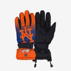 FOCO New York Mets Gradient Big Logo Insulated Gloves