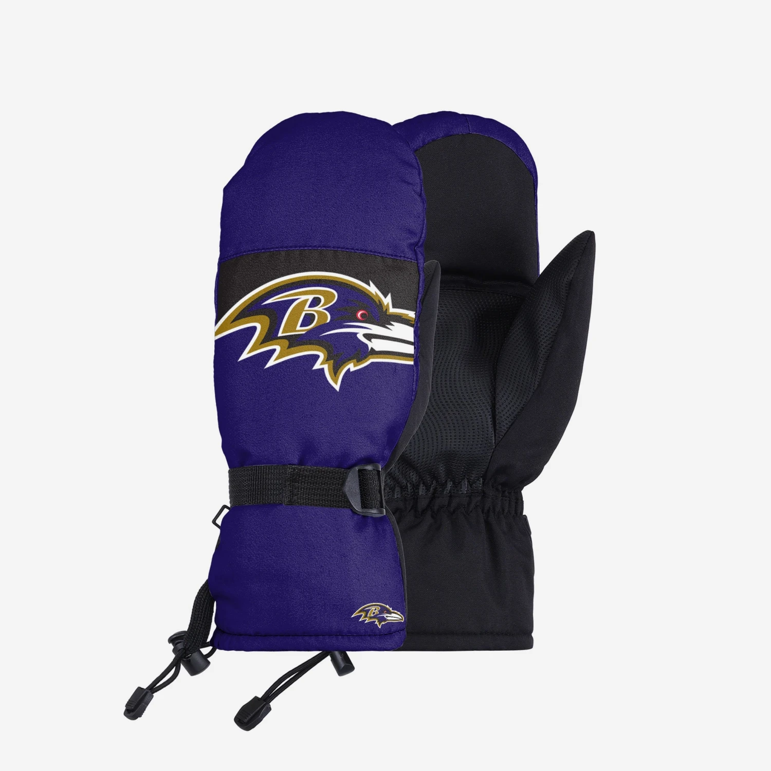 FOCO Baltimore Ravens Frozen Tundra Insulated Mittens 1 FOCO Baltimore Ravens Frozen Tundra Insulated Mittens