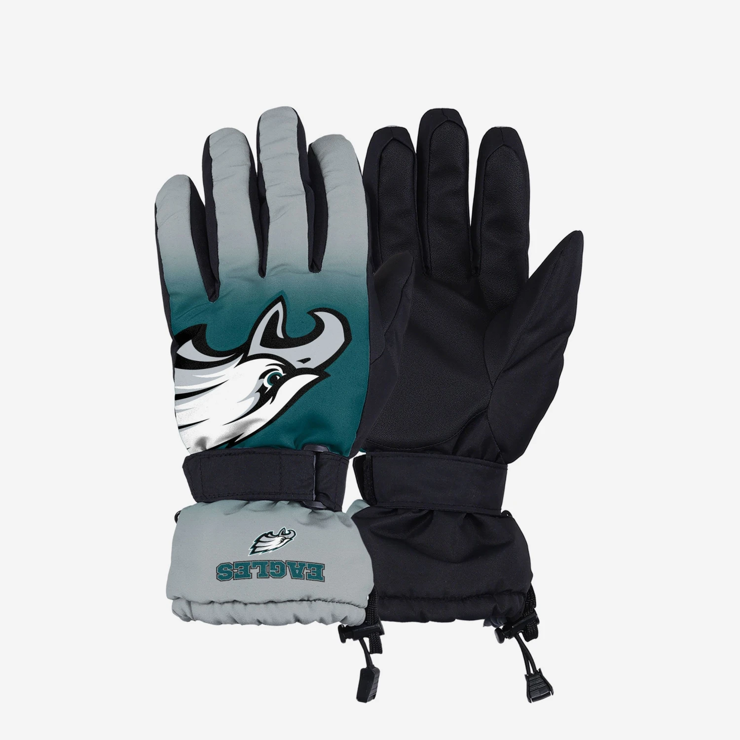 FOCO Philadelphia Eagles Gradient Logo Insulated Gloves 1 FOCO Philadelphia Eagles Gradient Logo Insulated Gloves