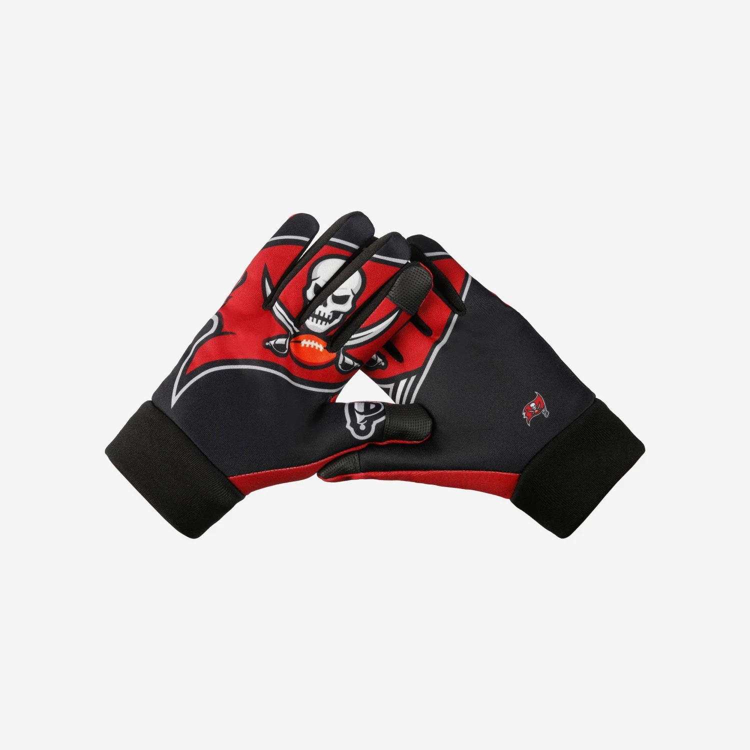 FOCO Tampa Bay Buccaneers Palm Logo Texting Gloves 2 FOCO Tampa Bay Buccaneers Palm Logo Texting Gloves - Image 2