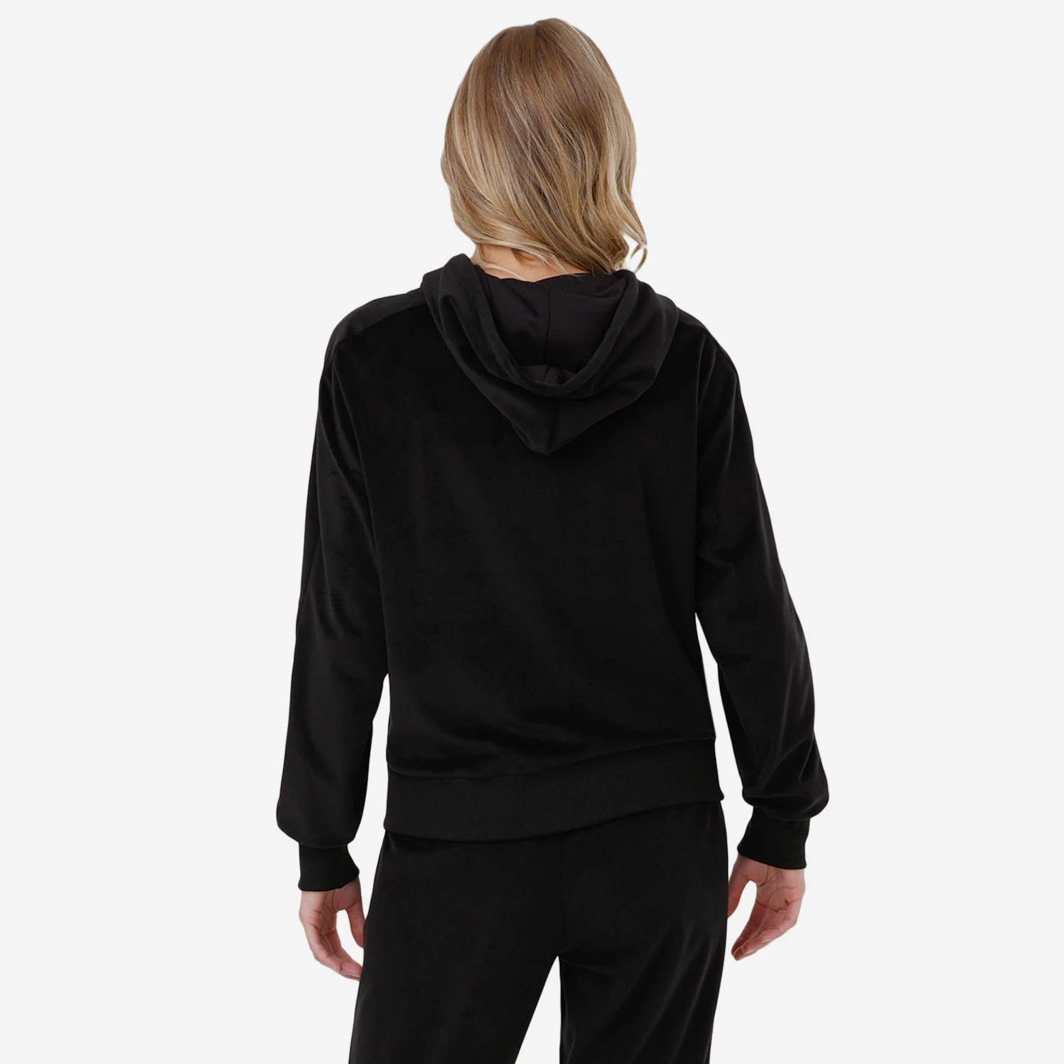 FOCO Pittsburgh Steelers Womens Velour Zip Up Top 2 FOCO Pittsburgh Steelers Womens Velour Zip Up Top - Image 2