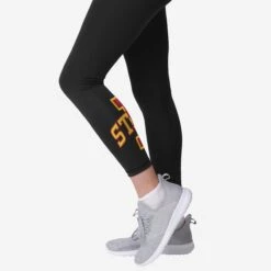 FOCO Iowa State Cyclones Womens Calf Logo Black Legging -Fashion General Store LEGNCBLKLGIOS g4