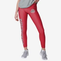 FOCO Ohio State Buckeyes Womens Solid Big Wordmark Legging