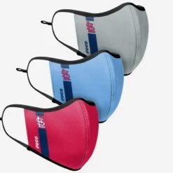 FOCO St Louis Cardinals Sport 3 Pack Face Cover 8 FOCO St Louis Cardinals Sport 3 Pack Face Cover -Fashion General Store MAMBHESCBFC3PKSCD g3