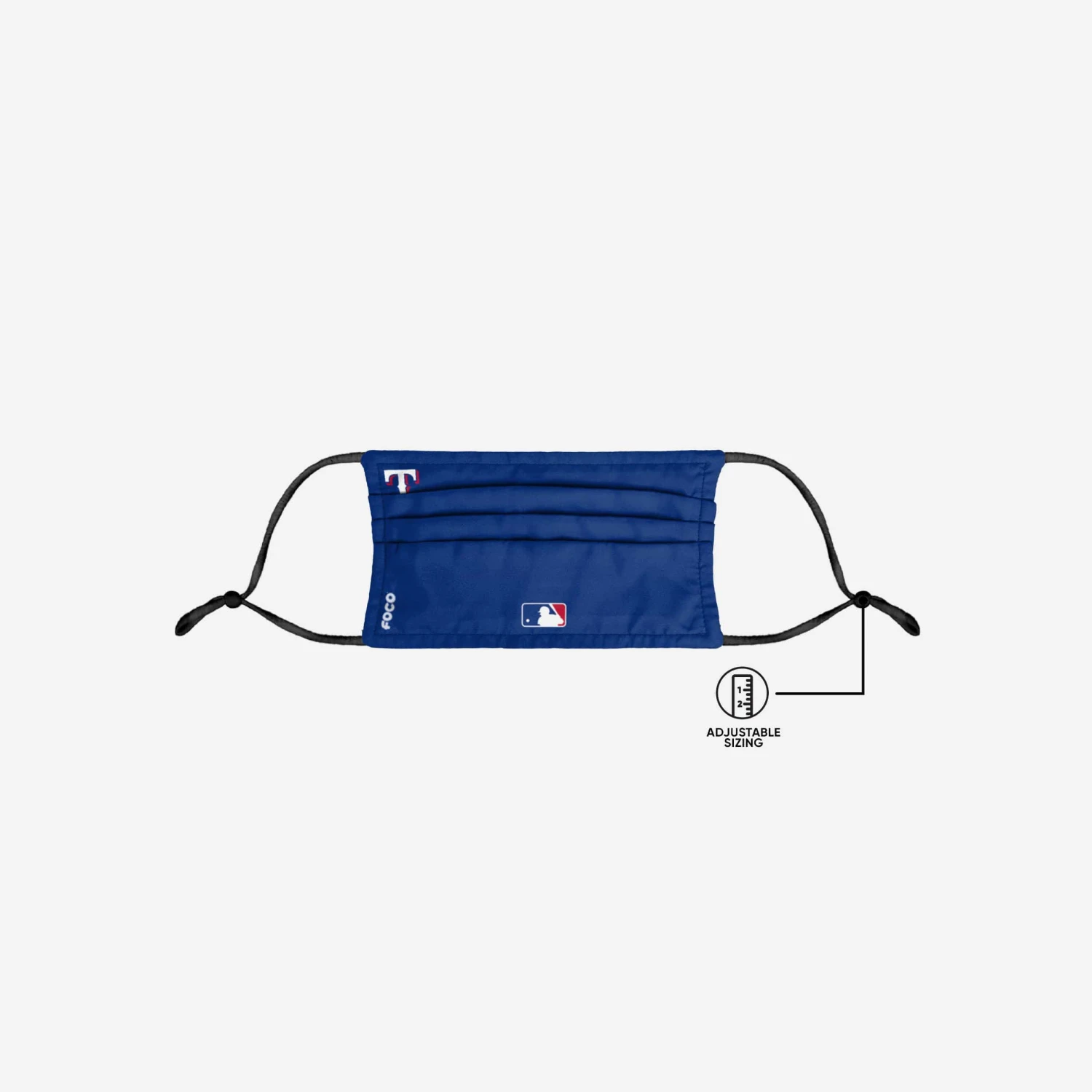 FOCO Texas Rangers On-Field Gameday Adjustable Face Cover 6 FOCO Texas Rangers On-Field Gameday Adjustable Face Cover - Image 6