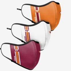 FOCO Virginia Tech Hokies Sport 3 Pack Face Cover -Fashion General Store MANCHESCBFC3PKVT g3