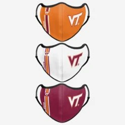 FOCO Virginia Tech Hokies Sport 3 Pack Face Cover