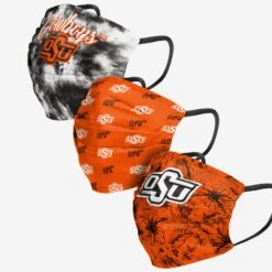 FOCO Oklahoma State Cowboys Womens Matchday 3 Pack Face Cover