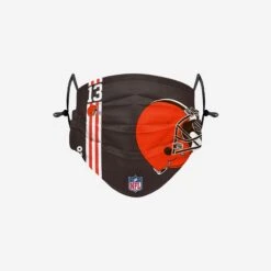 FOCO Odell Beckham Jr Cleveland Browns On-Field Sideline Logo Face Cover