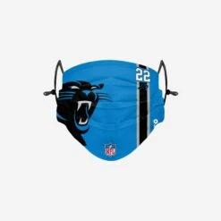FOCO Christian McCaffrey Carolina Panthers On-Field Sideline Logo Face Cover