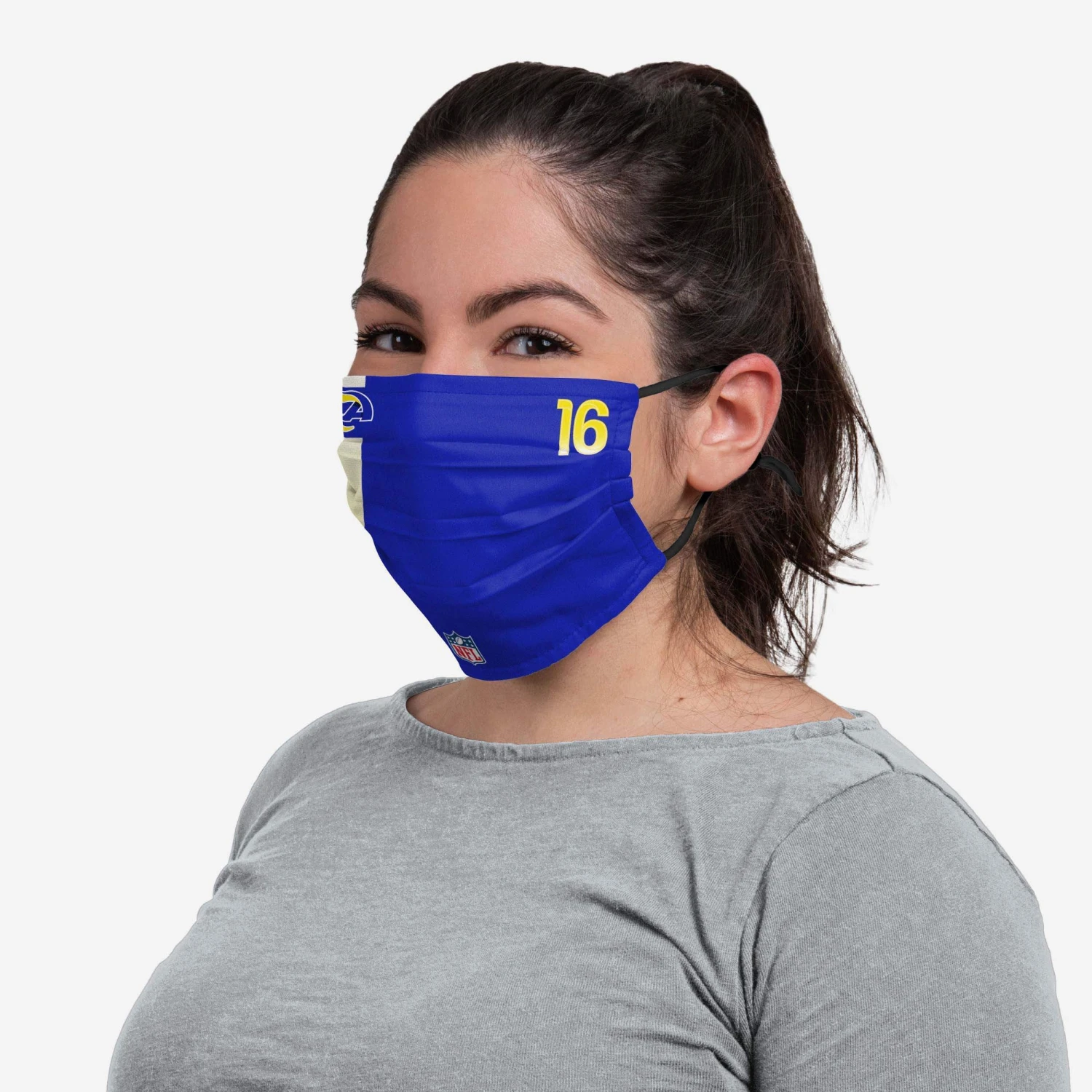 FOCO Jared Goff Los Angeles Rams On-Field Sideline Face Cover 3 FOCO Jared Goff Los Angeles Rams On-Field Sideline Face Cover - Image 3
