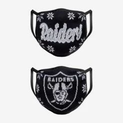 FOCO Las Vegas Raiders Womens Knit 2 Pack Face Cover