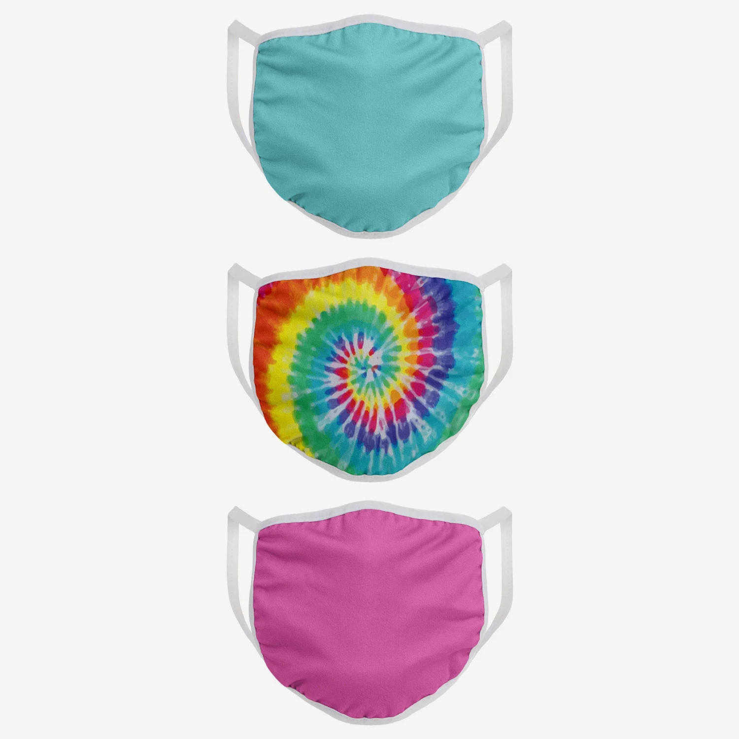 FOCO Tie-Dye 3 Pack Face Cover 2 FOCO Tie-Dye 3 Pack Face Cover - Image 2