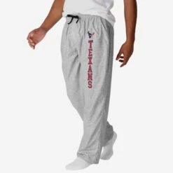 FOCO Houston Texans Athletic Gray Lounge Pants