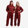 FOCO Tampa Bay Buccaneers Plaid One Piece Pajamas