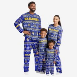 FOCO Los Angeles Rams Womens Ugly Pattern Family Holiday Pajamas 5 FOCO Los Angeles Rams Womens Ugly Pattern Family Holiday Pajamas -Fashion General Store PJSETWMNF21USSR g3